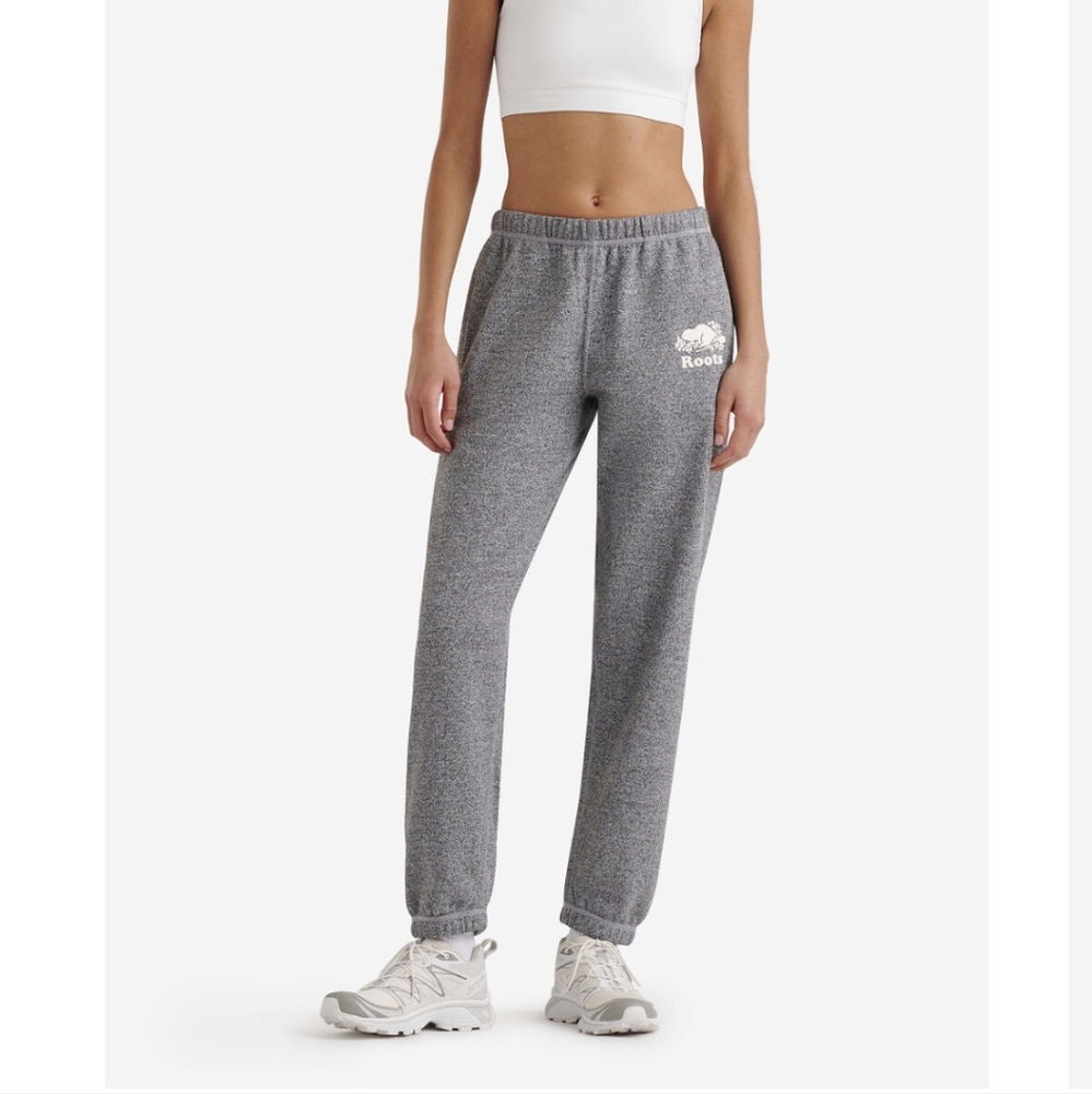 Roots Organic Original Sweatpant Salt And Pepper